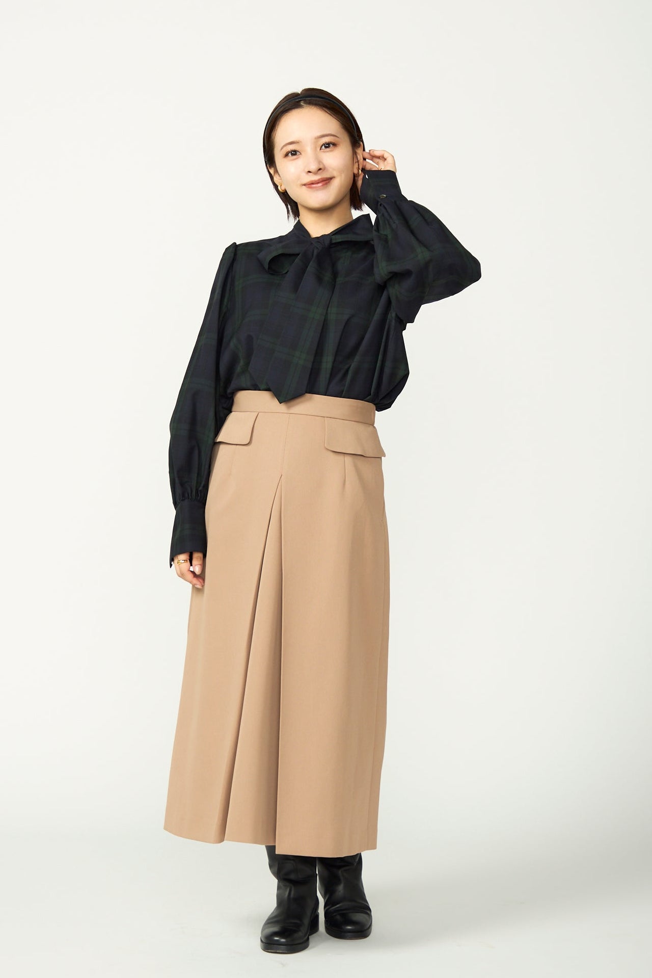 Frame trad skirt(Camel) – Audire