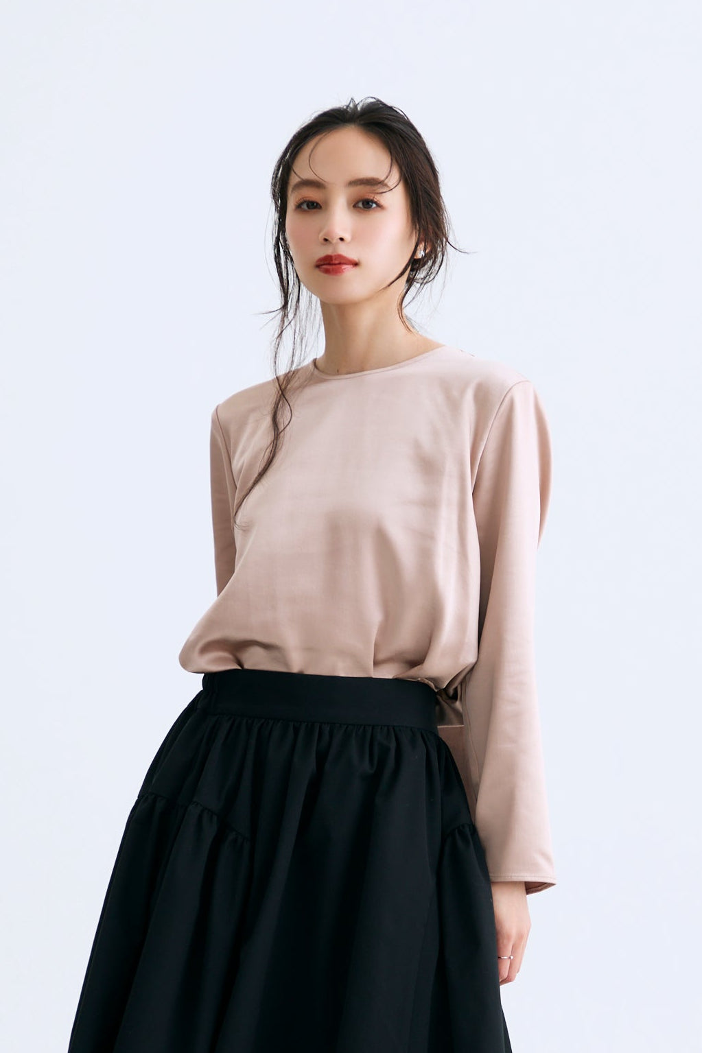 Back ribbon tops（Pink） – Audire