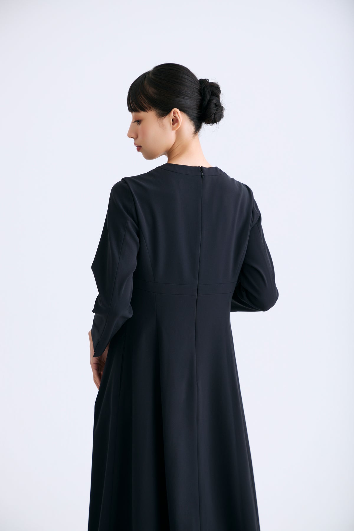 Layered bolero dress(Navy)