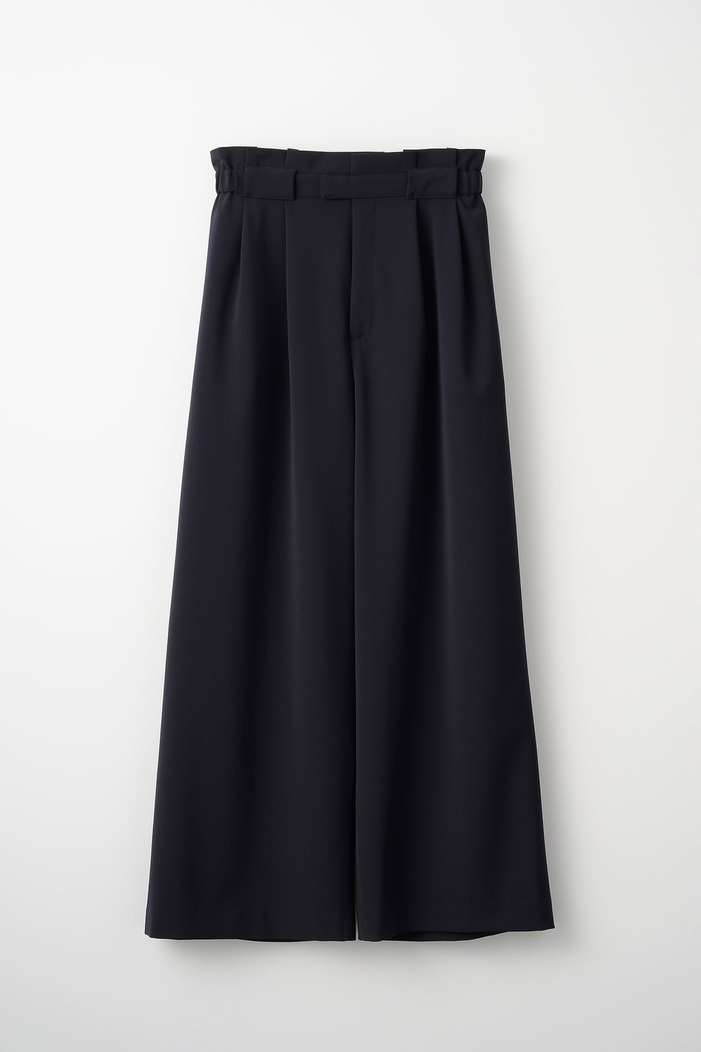 Smart tuck pants(Navy)