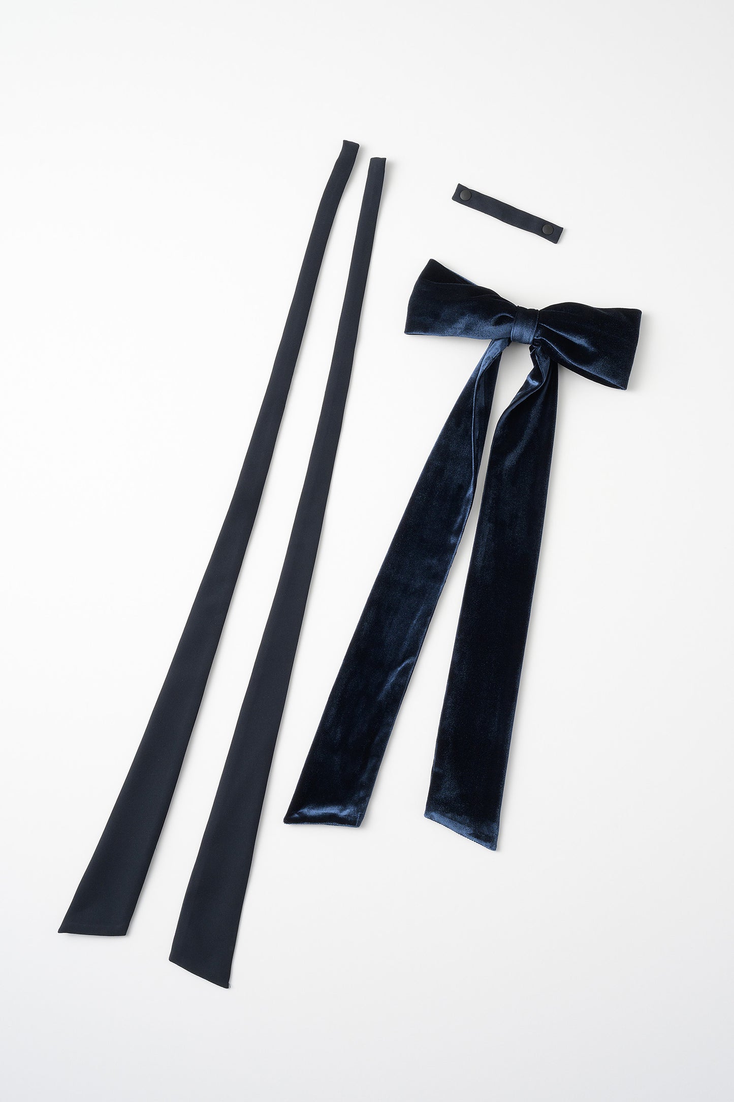 3pattern ribbon dress(Navy)