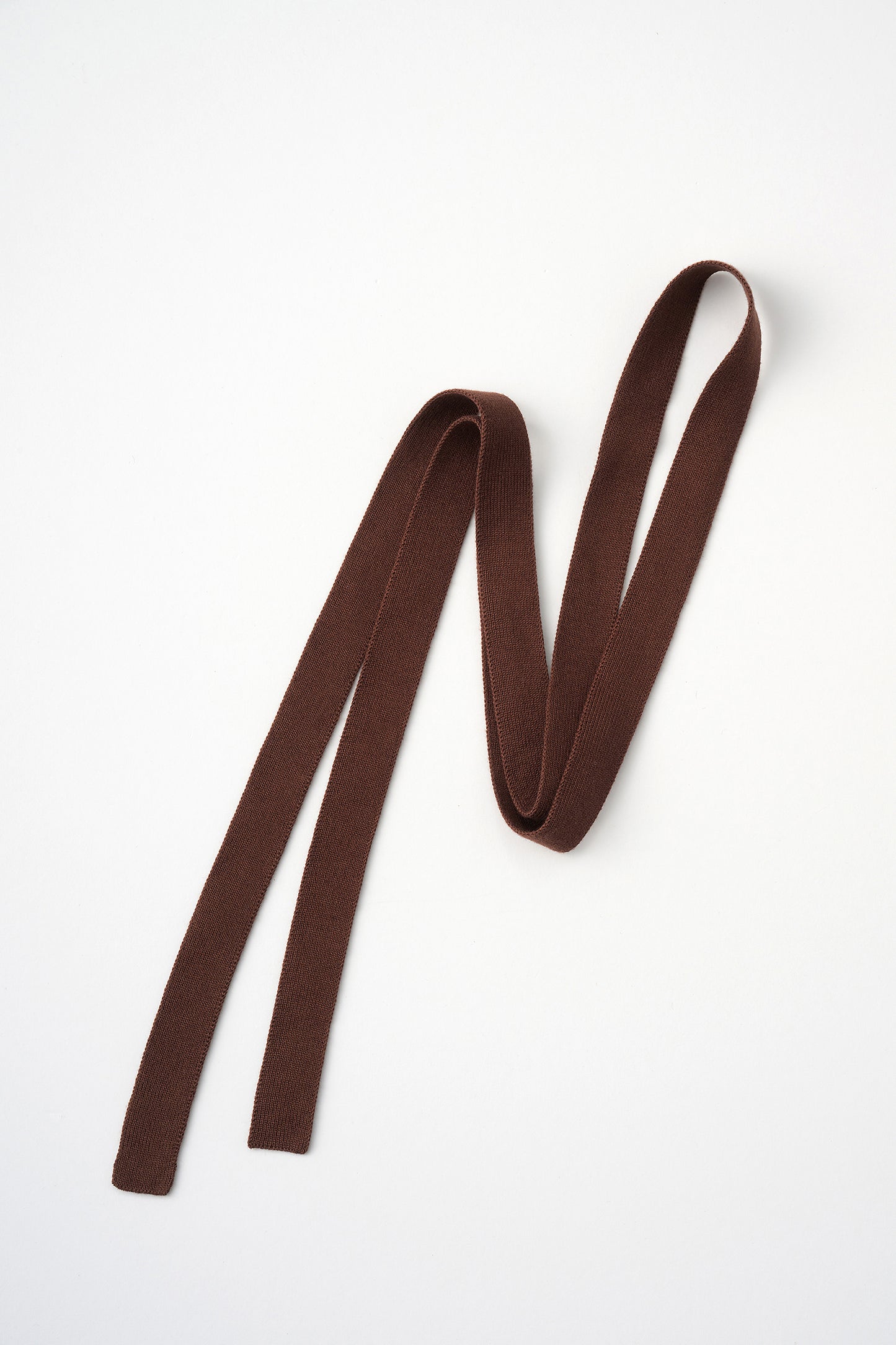 Bowtie rib ensemble knit(Chocolate)