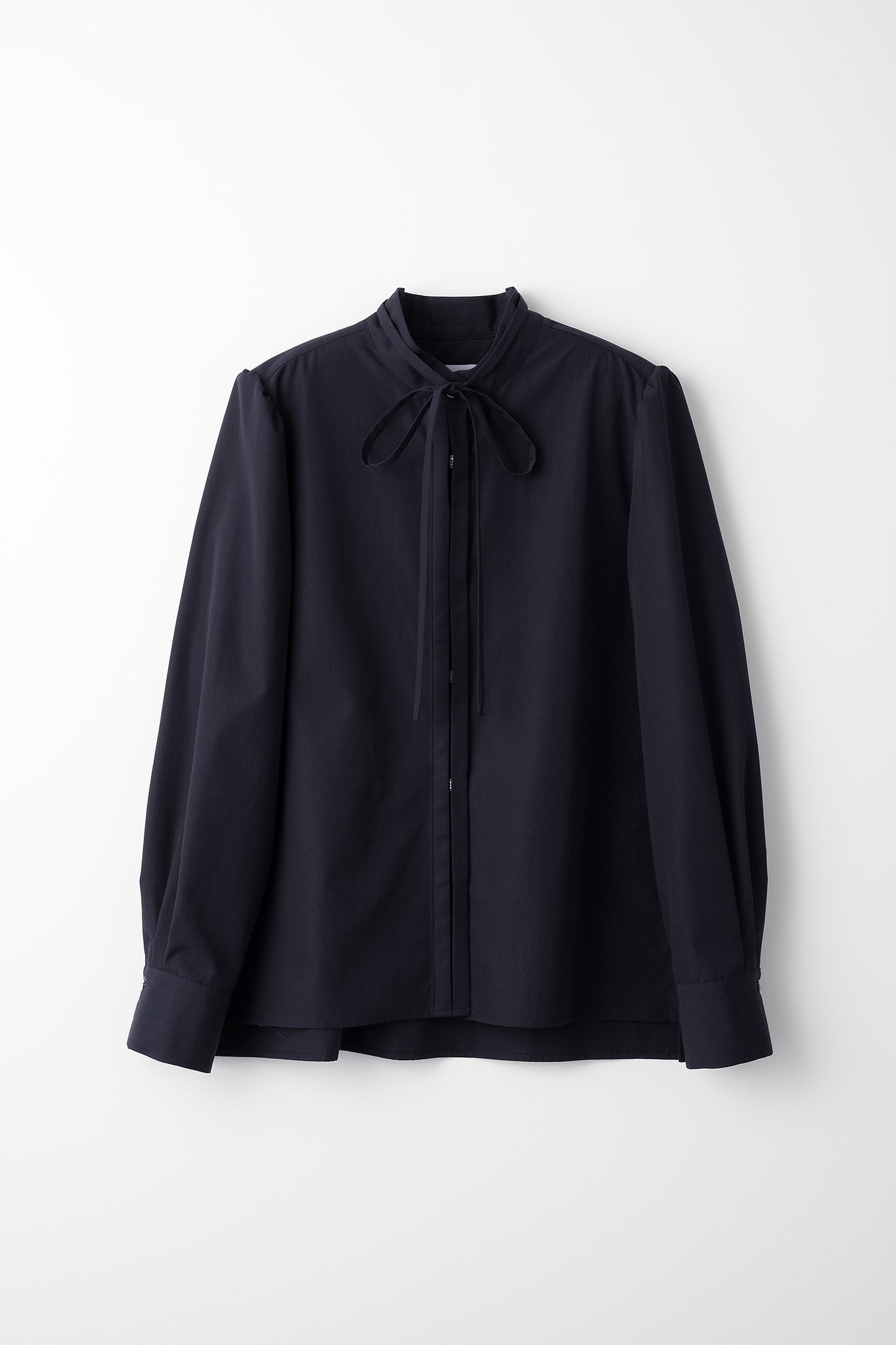 Audire bowtie blouse(Navy)