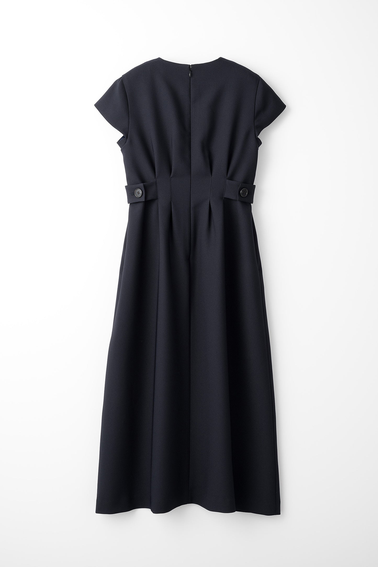 Waist tuck dress(Navy)