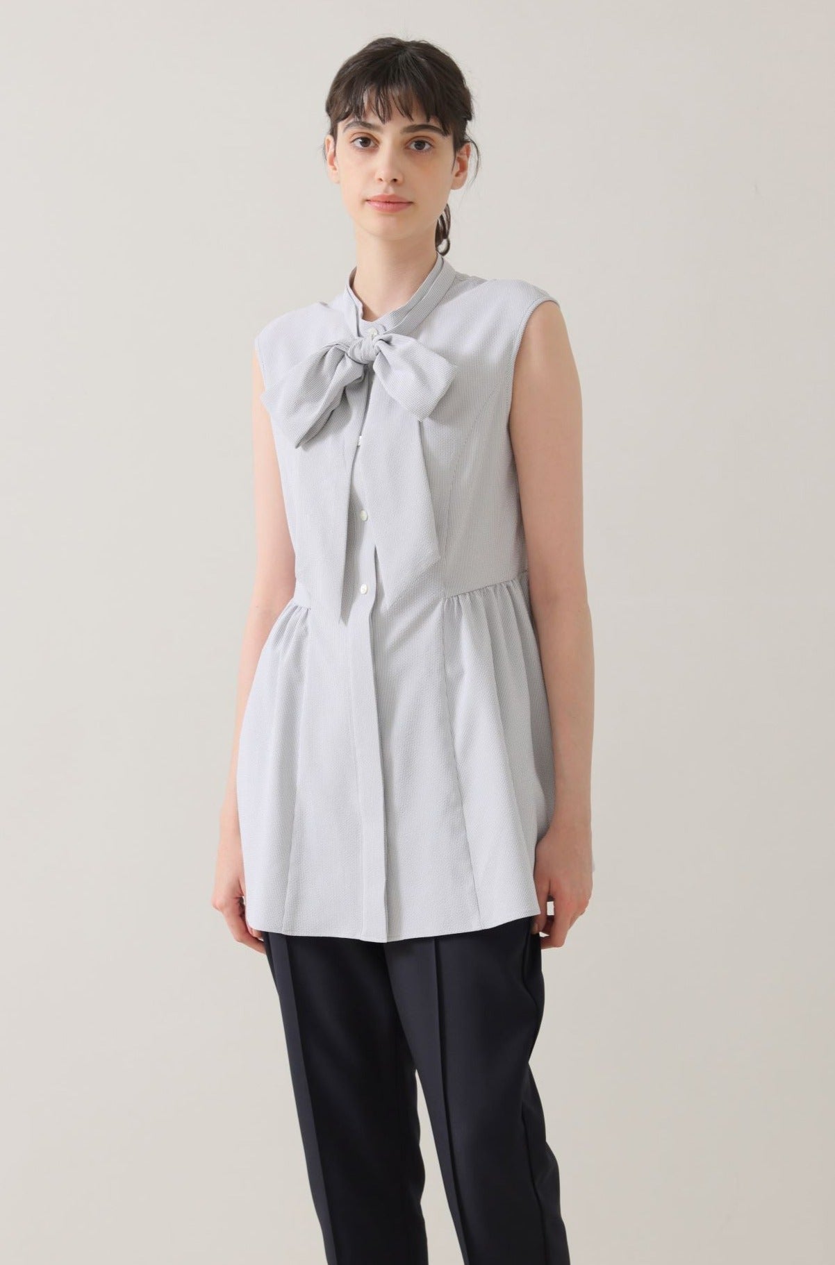 Urban lady blouse (Gray stripe) – Audire