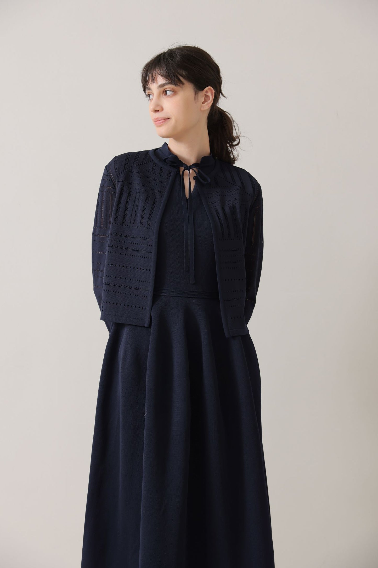 Milly knit dress (Navy)
