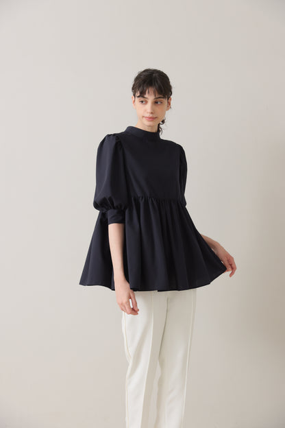 Audire switch blouse (Navy)