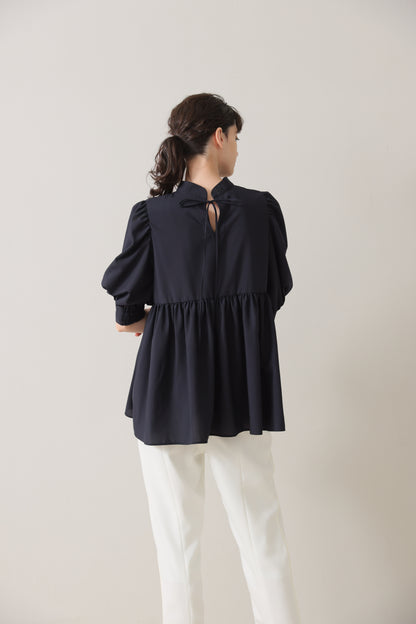 Audire switch blouse (Navy)