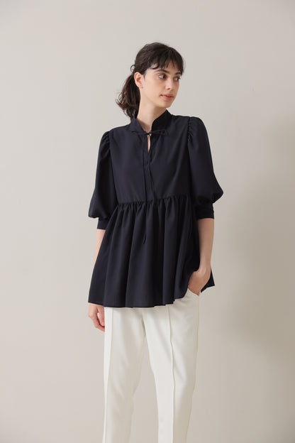 Audire switch blouse (Navy)