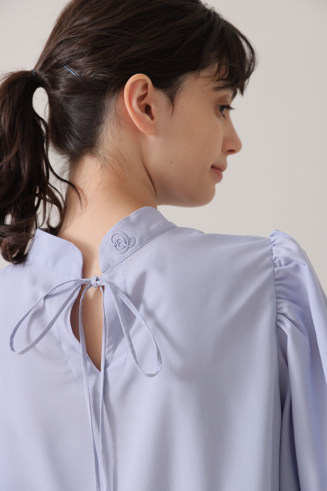 Audire switch blouse (Light blue)