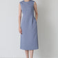 Everywhere jacquard dress (Blue gray)