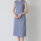 Everywhere jacquard dress (Blue gray)