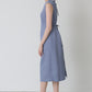 Everywhere jacquard dress (Blue gray)