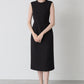 Everywhere jacquard dress (Black/Flower)