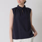 Origami no-sleeve tops (Navy)