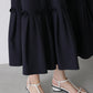 Origami tiered skirt (Navy)