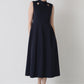 Tears cut-work dress (Navy)