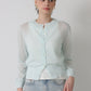 Slight glitter sheer cardigan (Mist blue)