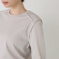 Audire glaze rib tops (Gray beige)