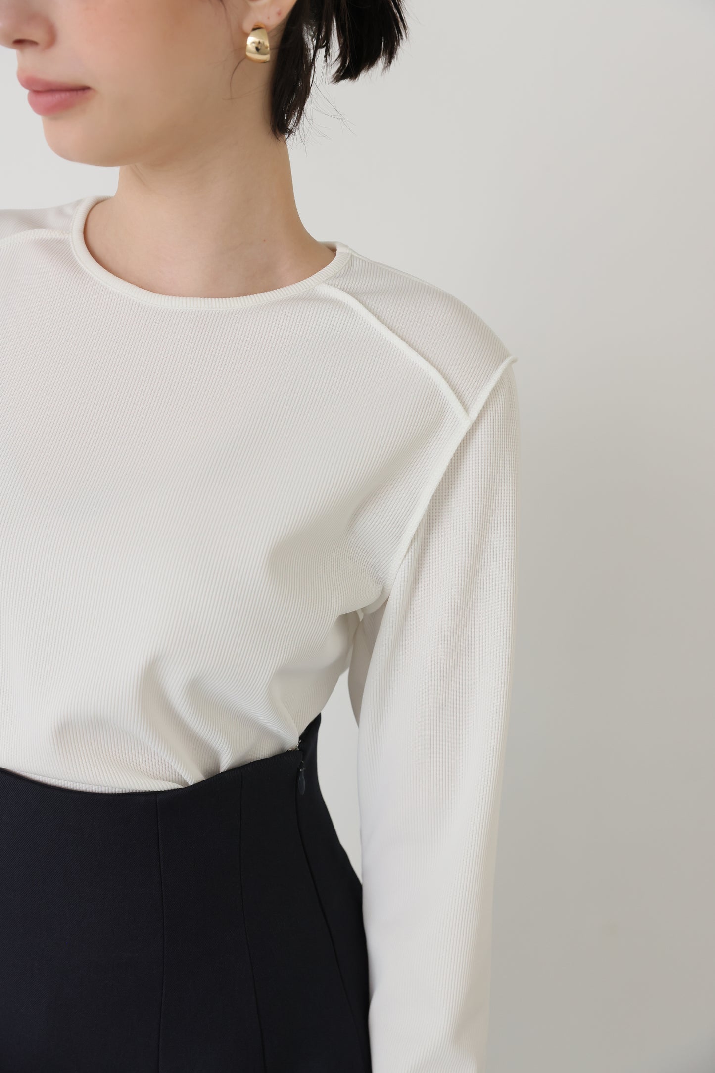 Audire glaze rib tops (White)