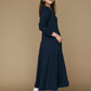 Daily jersey dress (Navy)