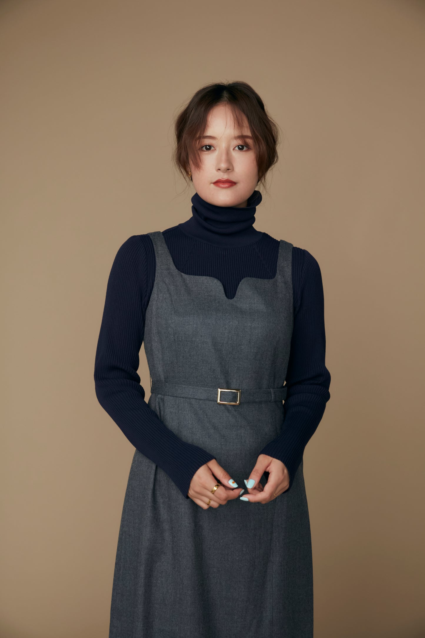 Wool  jumper skirt (Heather gray)