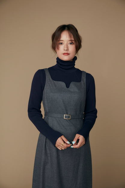 Wool  jumper skirt (Heather gray)