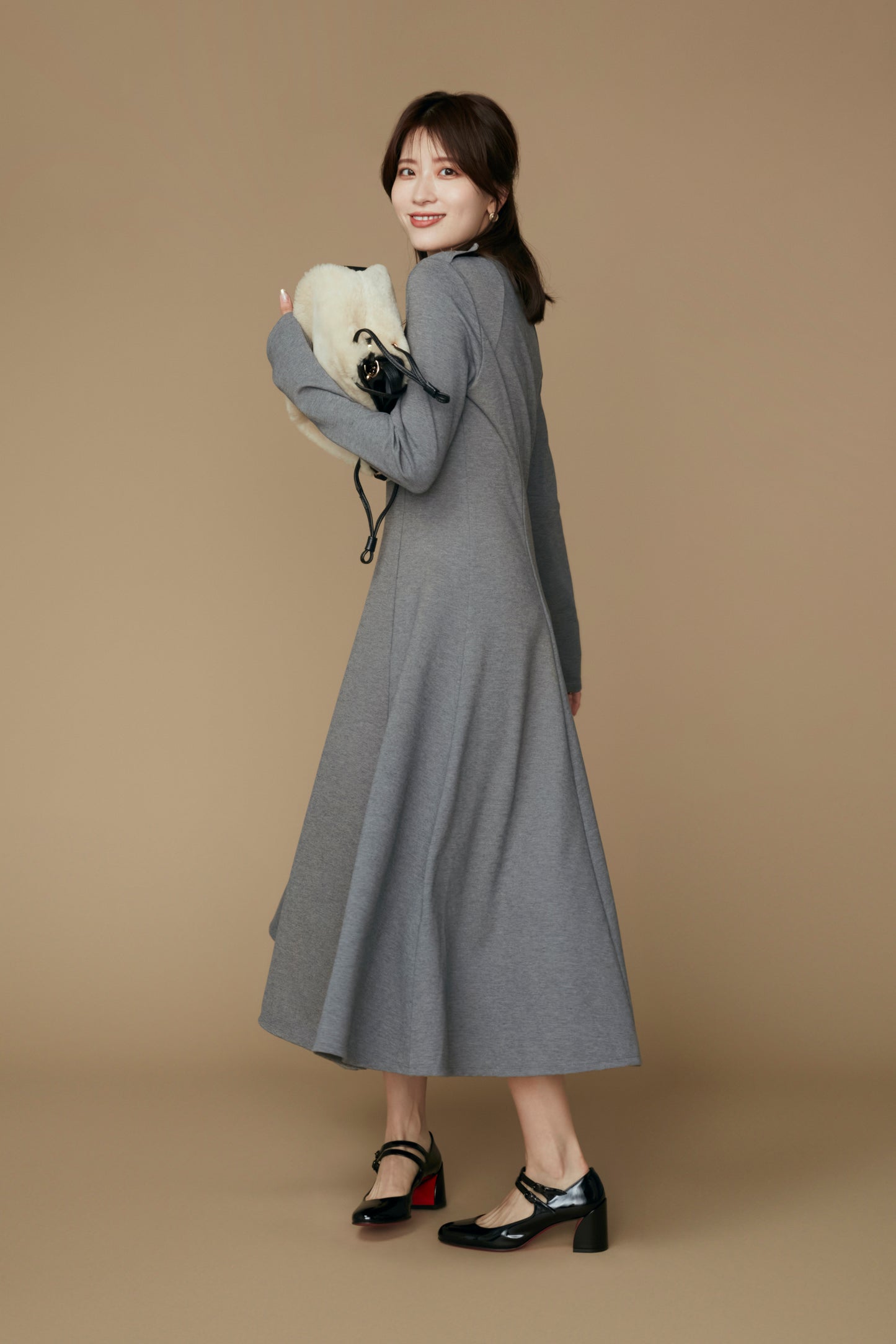 Daily jersey dress (Heather gray)