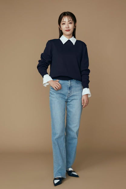 Christina knit PO (Navy)