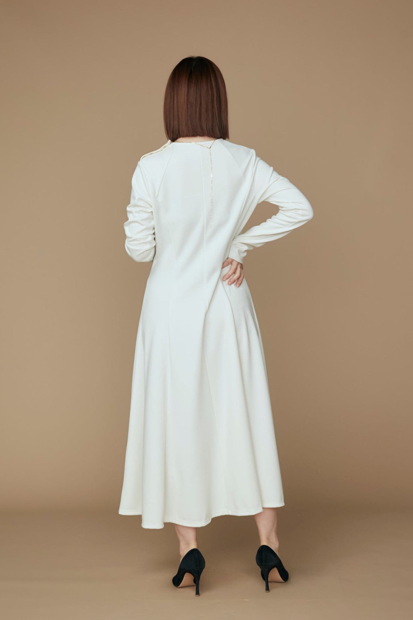 Daily jersey dress (Ivory)