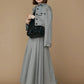 Gentle pleated skirt (Light gray)