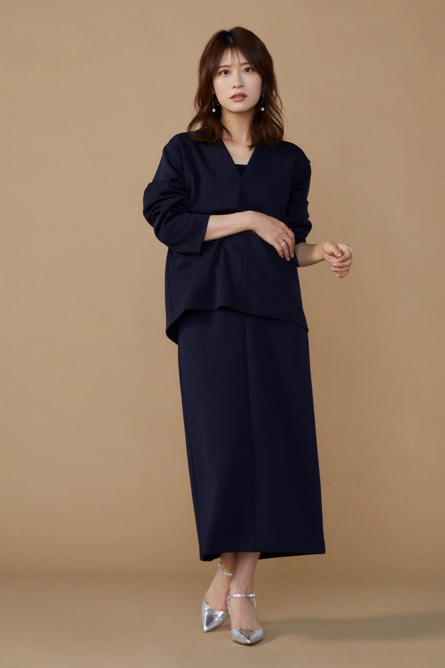 Roomy formal PO (Dark navy) – Audire