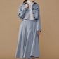 Gentle blouson (Light gray)