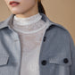 Gentle blouson (Light gray)