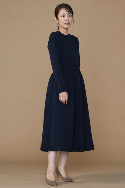 Christina knit dress (Navy)