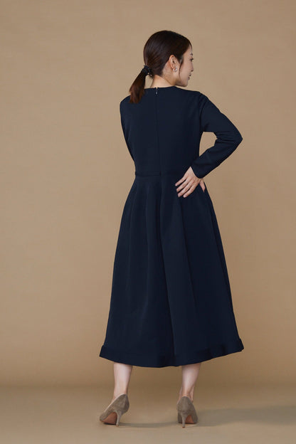 Christina knit dress (Navy)