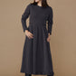 Christina knit dress (Charcoal brown)