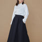 Blooming jacquard skirt (Black/dot)