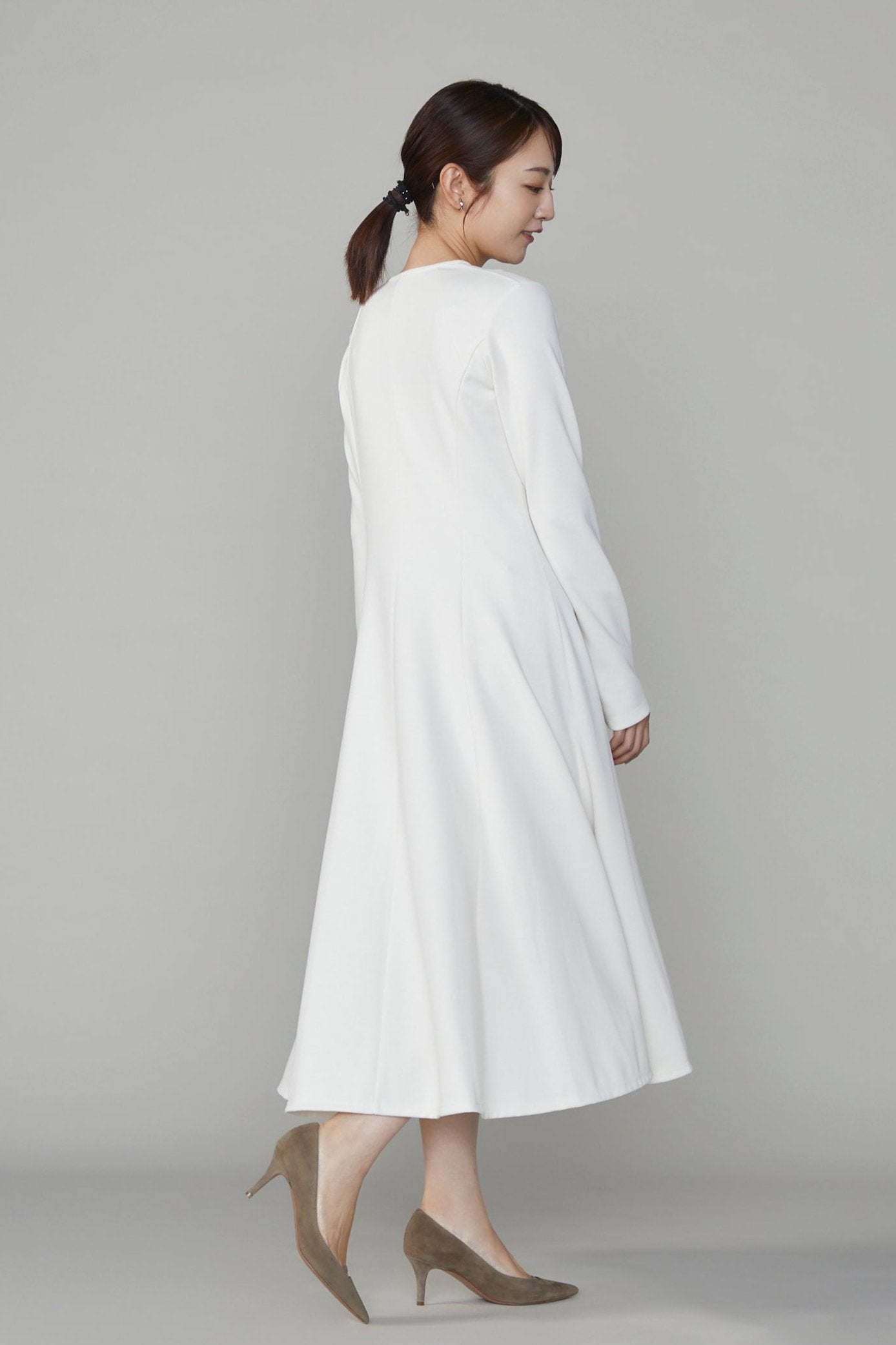 Daily jersey dress (Ivory)