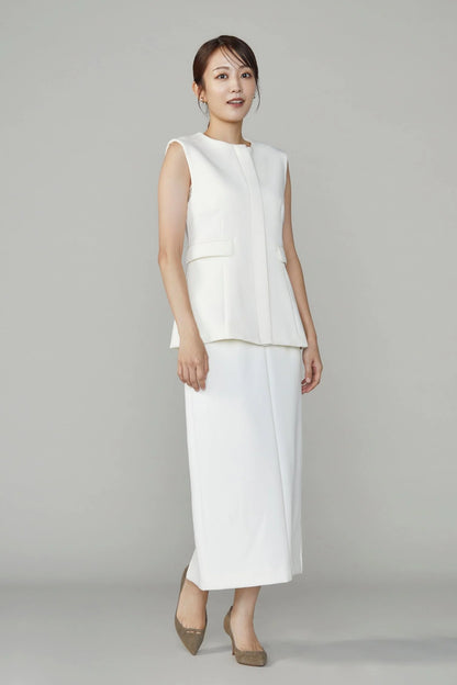 Roomy formal skirt (Ivory)