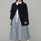 Gentle pleated skirt (Light gray)