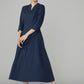 Catherine flare dress (Navy)