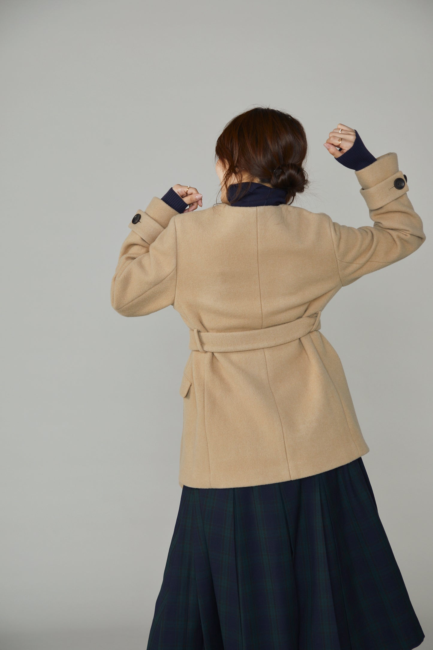 Audire melton coat (Camel)