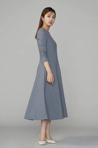 Daily jersey dress (Heather gray)