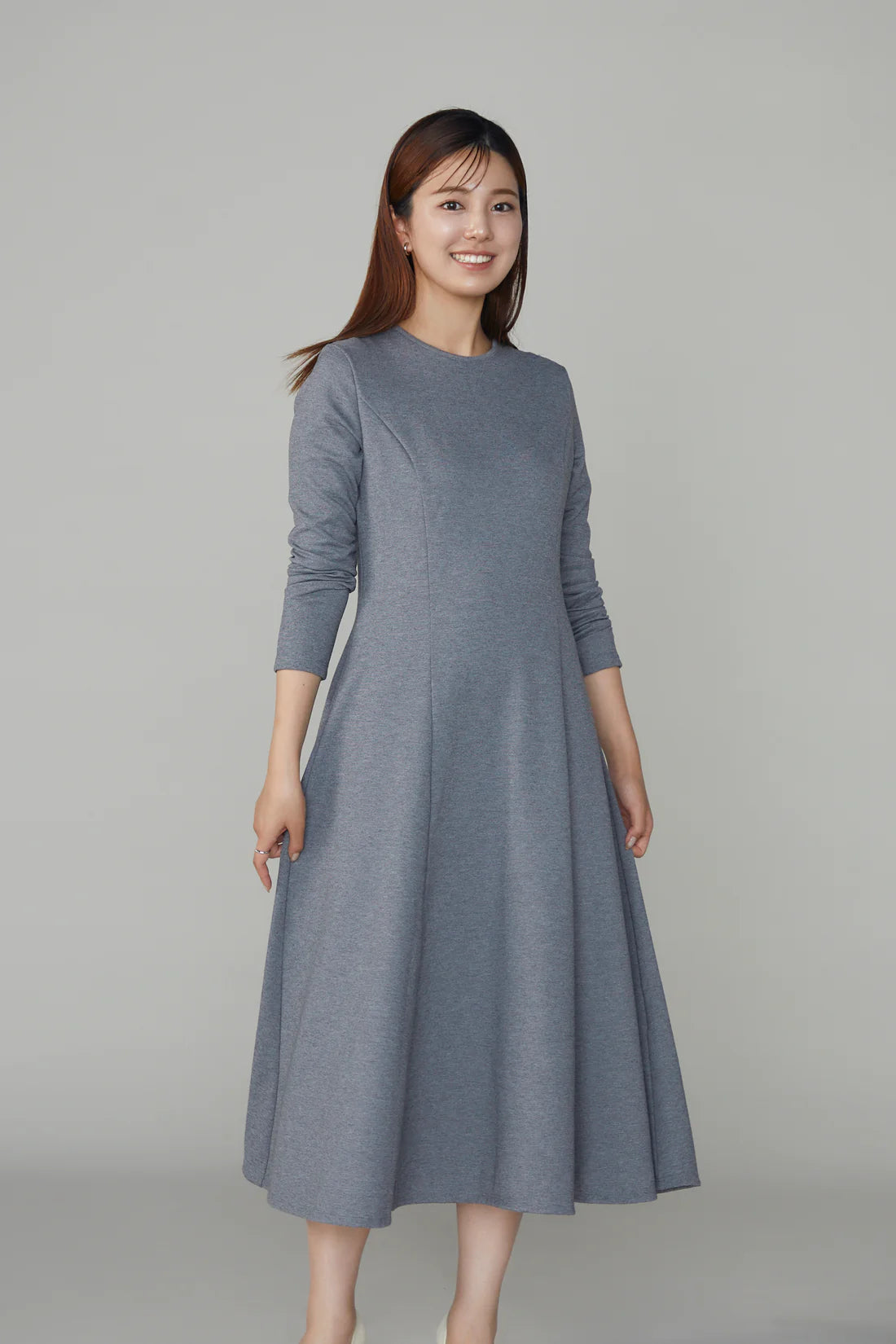 Daily jersey dress (Heather gray)