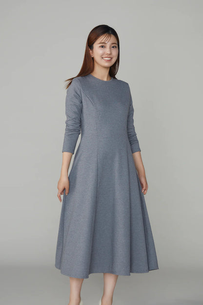 Daily jersey dress (Heather gray)