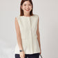 Roomy formal vest (Ivory)