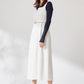 Wool  jumper skirt (Ivory)