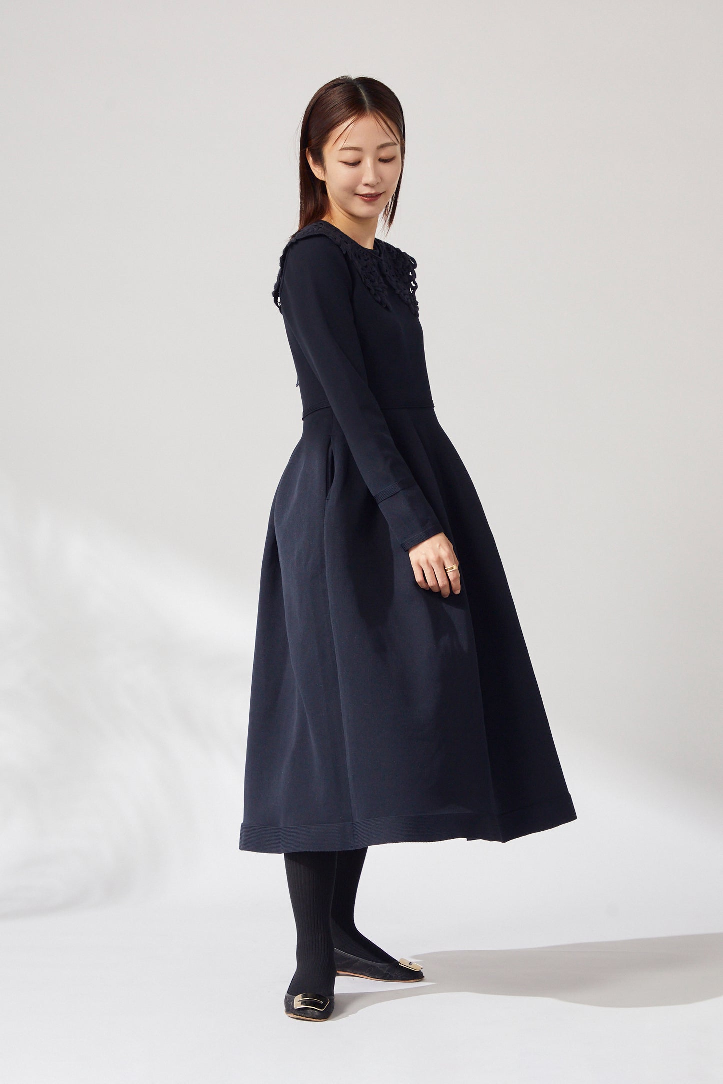 Christina knit dress (Navy)