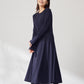 Daily jersey dress (Navy)